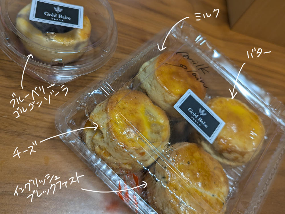 スコーン勢ぞろい